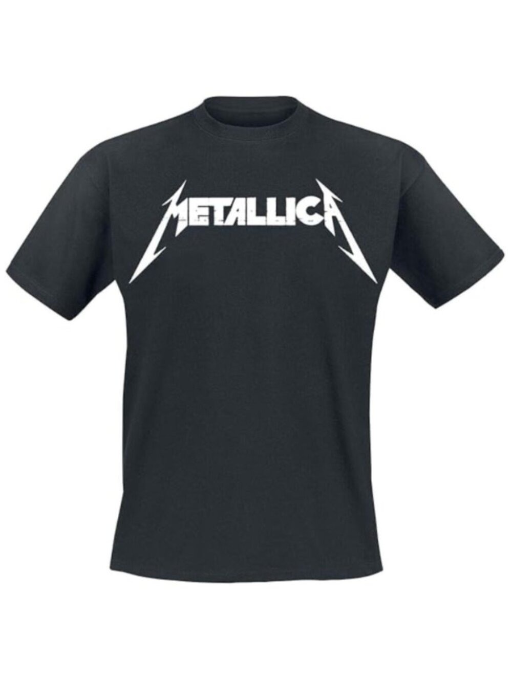 Metallica Black And White Logo T-Shirt NWOT